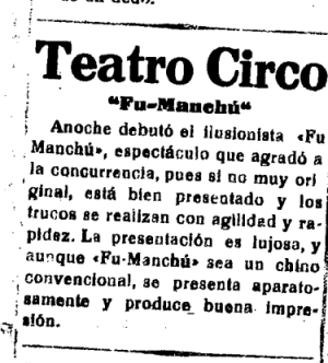 Fu Manchú - El Porvenir 10041919.png