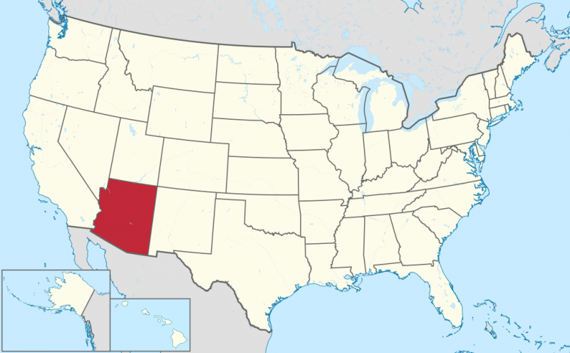Archivo:Arizona in United States.png